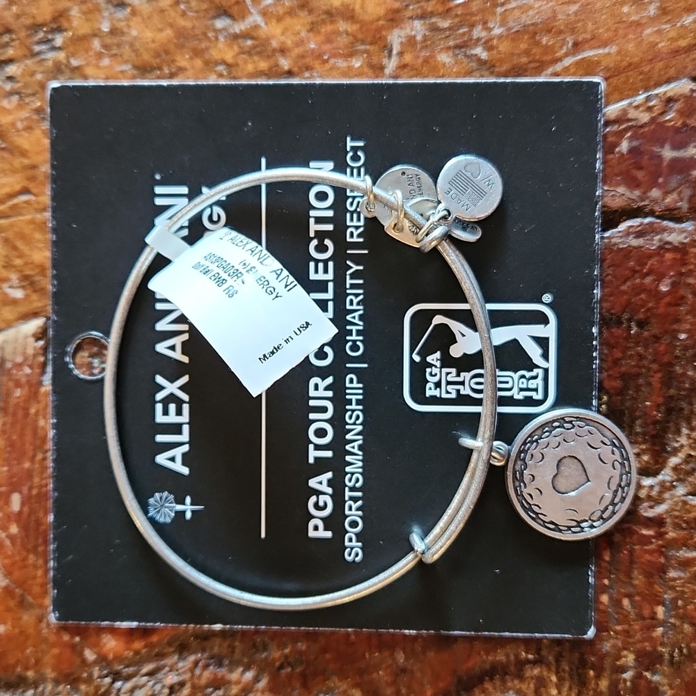 Alex And Ani Bangle PGA Tour Collection Bracelet Silver
